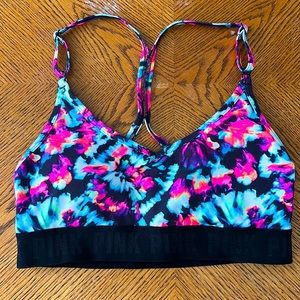 PINK Ultimate Sports Bra Tie Dye Medium